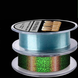 Cuộn dây câu cá chất liệu nylon trong suốt siêu bền 50m 100%
