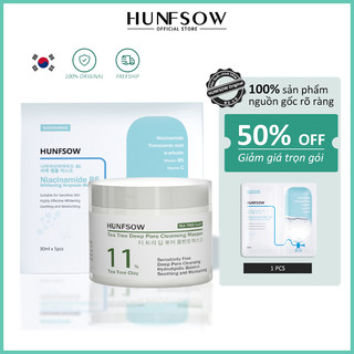 Set Mặt Nạ Đất Sét Và Mặt Nạ Hunfsow Dưỡng Ẩm Làm Sạch Sâu - Da nhạy cảm✅