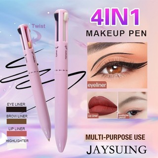 [Chất Lượng Chính Hãng] Bút Trang Điểm 4 Trong 1 Mỹ Phẩm Chống Thấm Nước Cho Kẻ Mắt Brow Lip Liner Highlighter Lông Mày Bóng Đa Năng
