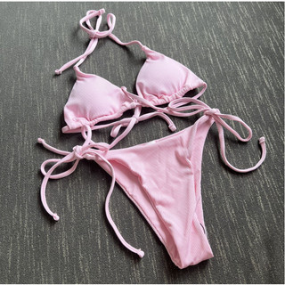 Bikini hai mảnh lưng cao thời trang