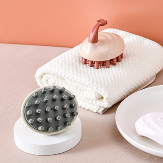 Máy Mát Xa Silicon Da Đầu Bàn Chải Dầu Gội Massage Đầu Tắm Dụng Cụ Giặt Tóc Lược Bàn Chải Máy Mát Xa Da Đầu Tắm Và Dầu Gội Tóc Body Lược Tắm SPA Bàn Chải Massage