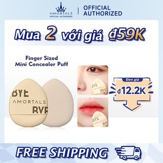 (Mua 2 với giá ₫59K) Kem nền che khuyết điểm ngón tay AMORTALS phấn nền Bông phấn trang điểm Bọt biển trang điểm