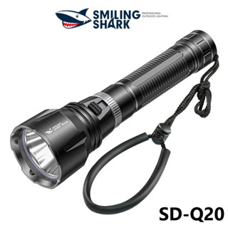 Đèn Pin Siêu Sáng Smiling Shark SDQ20 đèn lặn biển Led M90 Ánh Mạnh IPX8 Chống Nước đèn pin lặn nước