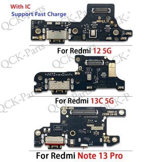 Sạc cổng sạc usb ban đầu nối cáp mềm cho xiaomi redmi 12 12c 13c 4g 5g note 13 pro
