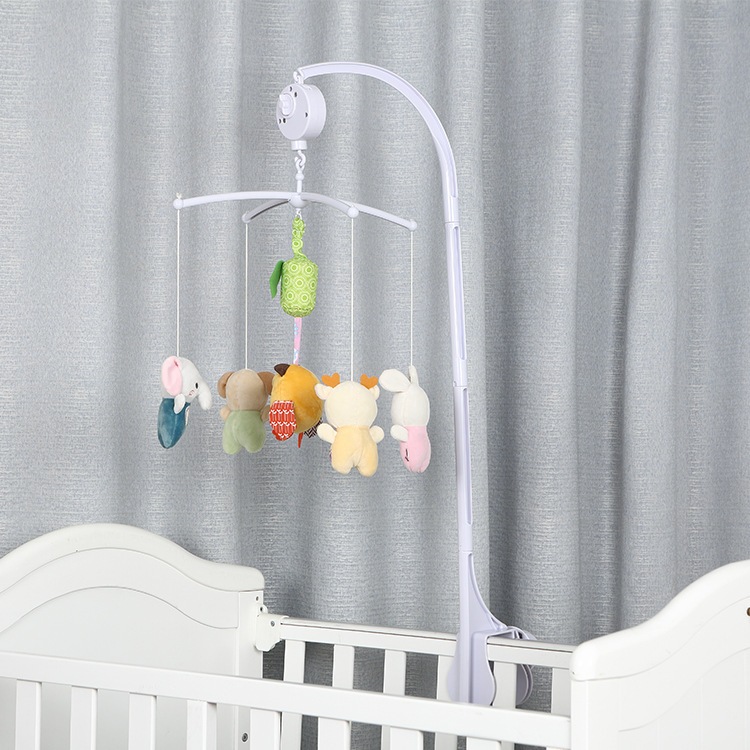Giường Cũi Em Bé Di Động Giữ Chuông Đồ Chơi Trang Trí Giá Treo Tay- HDbabies