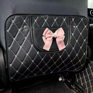  Mới Ghế Ngồi Ô Tô Chống Đá Miếng Lót Bảo Vệ Bao Da Phụ Kiện Nội Thất Ô Tô Chống Thấm Nước Chống Bẩn Thảm Da PU Bao Da Bảo Vệ Thảm 