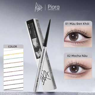 PIARA Bút Kẻ Mắt Chống Thấm Nước Bút Gel Kẻ Mắt 10 Màu Nhanh Khô Lâu Trôi 0.05g