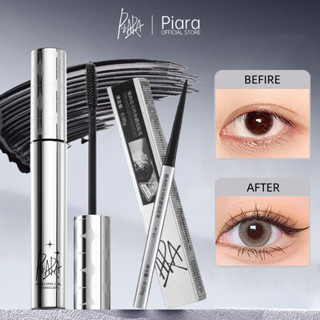 PIARA Mascara Và Bút Kẻ Mắt Gel Kết Hợp Không Thấm Nước Và Lâu Trôi Bút Gel Kẻ Mắt + Mascara 2PS
