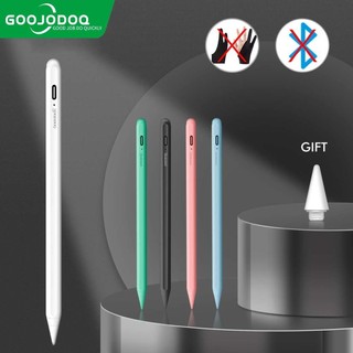 Goojodoq Thế Hệ 10th Bút Cảm Ứng Lòng Bàn Tay Từ Chối Nghiêng Chức Năng Cho iPad Air 4 5 10.9 Gen7 Gen8 10.2 Pro 11 12.9 2018 2020 10.5 Mini 5