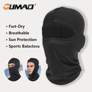 Gumao Mặt nạ nguyên mặt Balaclava Thoáng khí khô nhanh UV Bảo vệ mặt che đầu cho xe đạp thể thao
