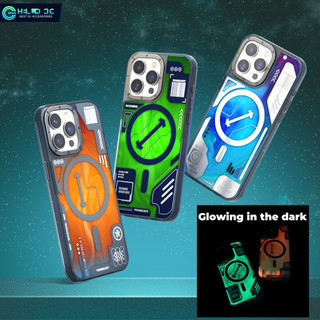 Phát sáng trong bóng tối！Ốp lưng từ tính Youngkit Thiên hà cho iphone 14/15  cho iphone 15 pro max chống sốc cho ốp điện thoại iphone 14 pro max từ tín