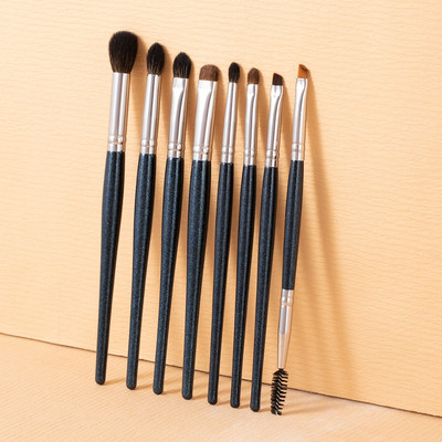 【OVW】 8 chiếc Star Blue Handle Eye Shadow Brush / Eyebrow Brush / Bộ cọ trang điểm ZH00002