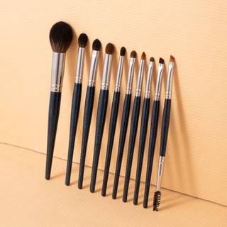 Ovw 10 chiếc star blue handle powder blusher brush / eye shadow brush / eye brush set zh00006