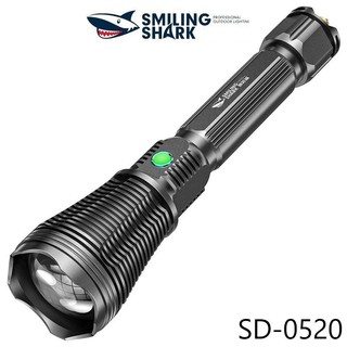Đèn Pin Smiling Shark SD0520 26650 Đèn Pin Sạc Đèn Led Chống Nước 5 Chế Độ Đèn Di Động Ngoài Trời Khẩn Cấp Đi Bộ Đường Dài Cắm Trại Chiếu Sáng