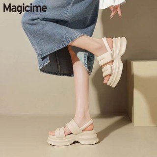 Magicime Giày Sandal  Nữ Thể Thao Phù Hợp Với 2024 Phong Cách Mới Mùa Hè Đế Dày Thoải Mái