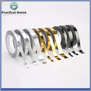 Băng keo dán cạnh gạch lát sàn màu vàng / bạc 50m cuộn