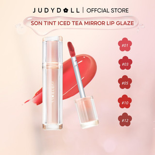 Son tint Judydoll Ice Tea Mirror mật ong thạch thủy tinh 2.4g