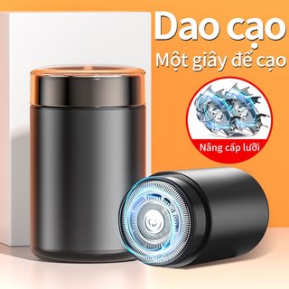 Dao Cạo Râu Điện Ouyili mini Thông Minh Chất Lượng Cao Có Thể Sạc Lại Tự mài với lưỡi dao