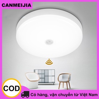 Đèn Led Âm Trần Cảm Biến Chuyển Động Đèn Trần Tròn Thông Minh 15/20/30W Cảm Biến PIR Đèn Ngủ Cho Cầu Thang Hành Lang Ban Công Tầng Hầm Nhà Vệ Sinh Bật/Tắt Tự Động