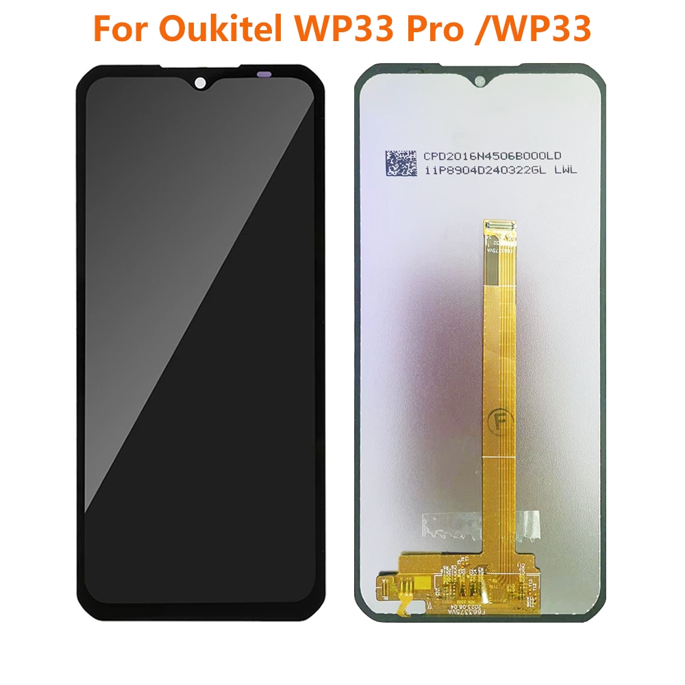 Dành Cho OUKITEL WP33 Pro LCD WP33 Màn Hình LCD Màn Hình Cảm Ứng Bộ Số Hóa Lắp Ráp Các Bộ Phận Thay 