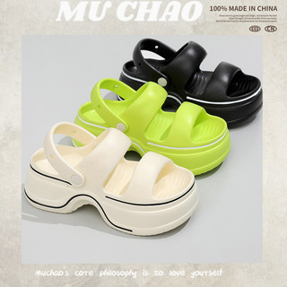 Dép cao gót phong cách mới có cảm giác giẫm lên dép đế dày chống mùi eva chống trượt