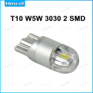  Đèn nội thất xe ô tô T10 3030 2smd 168 501 W5W 6000K 