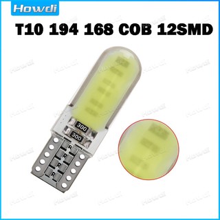 Đèn pha LED T10 194 168 COB 12SMD W5W 12V dành cho xe hơi