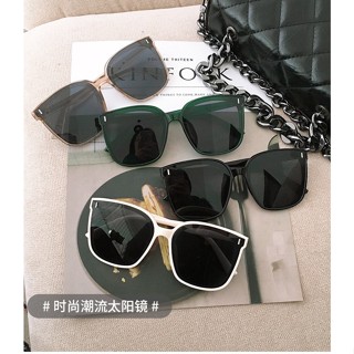 Thời Trang Hàn Quốc Gọng Vuông Quá Khổ Kính Mát Nữ Bóng UV400