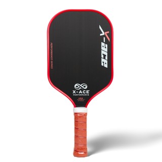 Dòng hiệu suất mái chèo Pickleball X-ace, lõi dày tổ ong 16mm, tay cầm chống trượt đục lỗ, phù hợp cho người mới bắt đầu và người chơi chuyên nghiệp, mái chèo bóng chày sợi Carbon T700