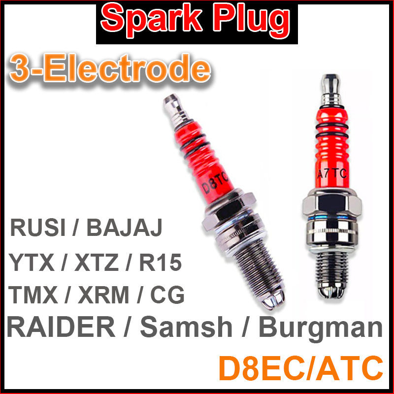 Xe máy bugi c7hsa d8ea bp7hs cb8e RUSI / TMX / BAJAJ / XRM / MIO / RAIDER / SMASH Xe máy 8 / 10mm Bu