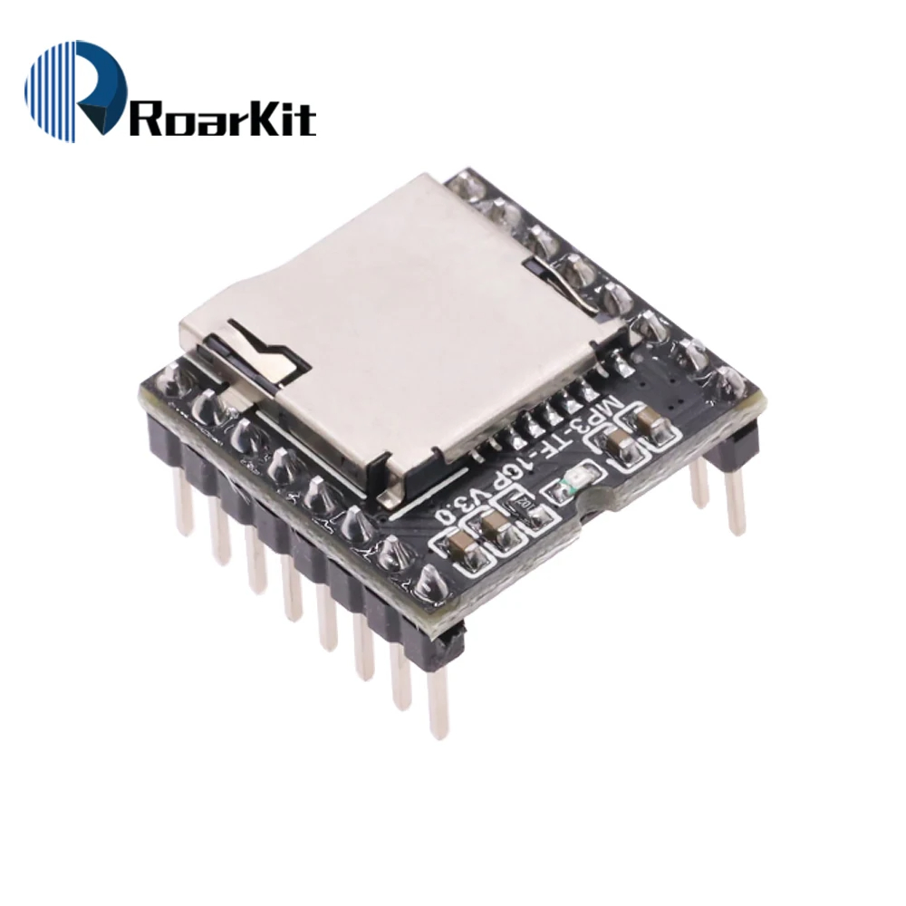 Dfplayer Mini MP3 Player Module MP3 Bảng giải mã giọng nói Hỗ trợ thẻ TF U-Disk IO / Cổng nối tiếp /