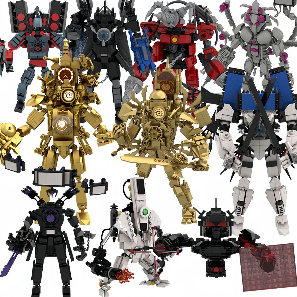 Đồ chơi khối lắp ráp GOROCK mô hình Titan Skibidi Toilet Smith cho bé trai