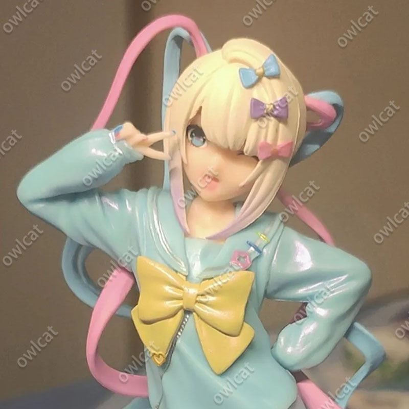 Mô Hình Nhân Vật Needy Streamer Overload KAngel  17cm Virtual Uploader Idol VTuber OMGkawaiiAngel-chan Ame PVC Figure Packed in Box Model