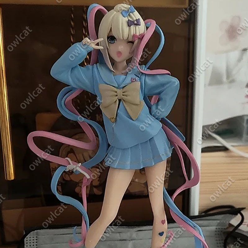 Mô Hình Nhân Vật Needy Streamer Overload KAngel  17cm Virtual Uploader Idol VTuber OMGkawaiiAngel-chan Ame PVC Figure Packed in Box Model