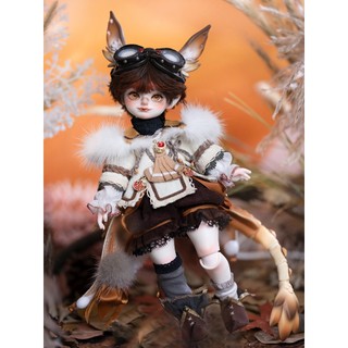 【 MILO DOLL  clothes】1 / 6 Fox Lizard Aiden Giày quần áo 26cm tóc giả