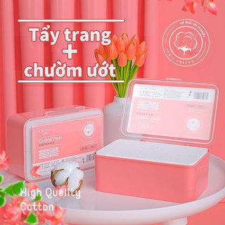 Ouyili tẩy trang bông 1080 miếng bông nguyên chất chính hãng Cotton tự nhiên nén ướt Cotton co giãn Mặt nạ làm đẹp đặc biệt Salon Cotton nguyên chất Mặt nạ Spa Khăn giấy mỹ phẩm mặt Cotton