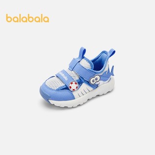 Giày Trẻ Em Balabala Giày Thể Thao Cho Bé Học Đi Bộ Giày Trẻ Em Thoáng Khí Xu Hướng Mùa Hè Velcro