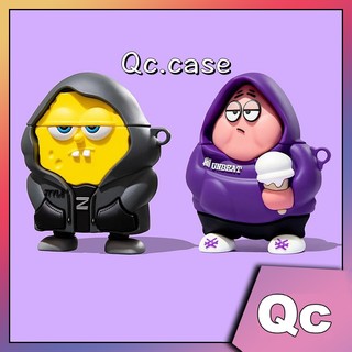 「 Qc 」 Ốp bảo vệ silicon hoạt hình dễ thương Sponge Bob Patrick Star airpod case airpod case airpod airpod 2 case airpod 3 case airpod Pro airpod Pro 2 case tpu soft case Chống rơi airpod case airpods case airpods 2 case airpods 3 case airpods Pro case