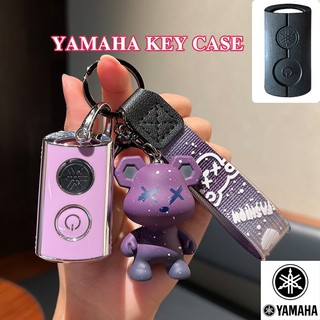  Yamaha TPU Chìa Khóa Giá Đỡ Móc Khóa Bảo Vệ Cho YAMAHA Janus NVX Aerox Exciter Freego Nozza Grande Latte  Vỏ Chìa Khóa Từ Xa Xe Tay Ga 