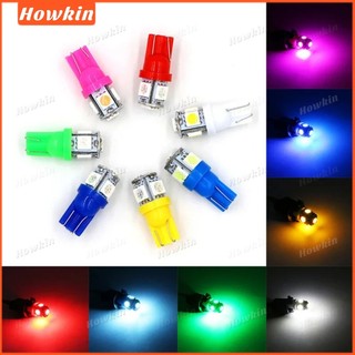 1 Cái -Car T10 Trắng LED 5050 5smd Nêm Bóng Đèn W5W 194 168 2825 158 192 12V