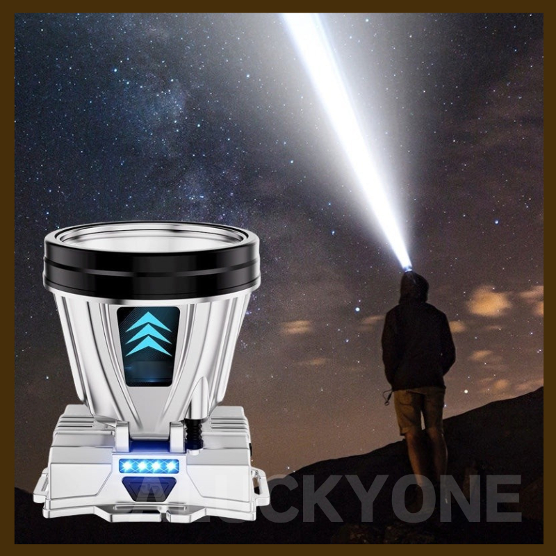 Ubs / TYPE-C Đèn pin sạc chống nước công suất cao siêu sáng Công suất cao tiện dụng có thể sạc lại | BigBuy360 - bigbuy360.vn