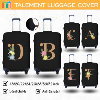 Vỏ Bọc Vali Chống Trầy Thư tiếng Anh ABCDEF Bao Trùm Vali Độ đàn hồi Cá nhân Luggage Cover Size 18 20 22 24 26 28 30 32