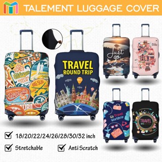 Vỏ Bọc Vali Chống Trầy Bao Trùm Vali Độ đàn hồi Cá nhân Luggage Cover Size 18 20 22 24 26 28 30 32 inch inch Quà tặng Giáng sinh