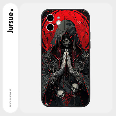 Ốp lưng JURSUE mềm ngầu nam độc lạ ngộ nghĩnh cho iPhone 17 16 15 14 13 12 11 Pro Max SE 2020 X XR XS ip 8 7 Plus kute Y5076Q