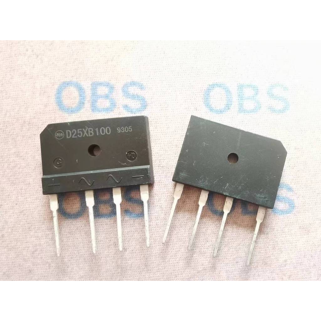 ((5 Cái) D25XB100 D25XB80 D25XB60 Bếp Cảm Ứng Cầu Phẳng Công Suất Cao Cầu Chỉnh Lưu 800V 25A