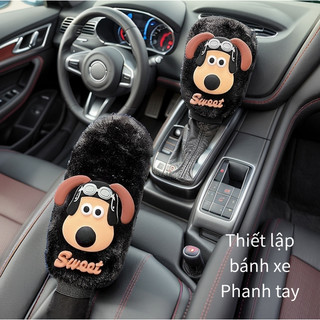 Xe Ô Tô Sáng Tạo Độc Đáo Handbrake Cover Gear Cover Động Vật Hoạt Hình Dễ Thương Đa Năng Thoáng Khí Chống Mài Mòn Gear Cover Vỏ Bảo Vệ Bánh Răng Bộ Trang Trí Nội Thất
