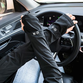 Băng Tay Nam Mùa Hè Chống Tia Cực Tím Băng Lụa Chống Nắng Tay Lái Xe Găng Tay Mỏng Phong Cách Đi Xe Đạp Bảo Vệ Tay Áo Rời