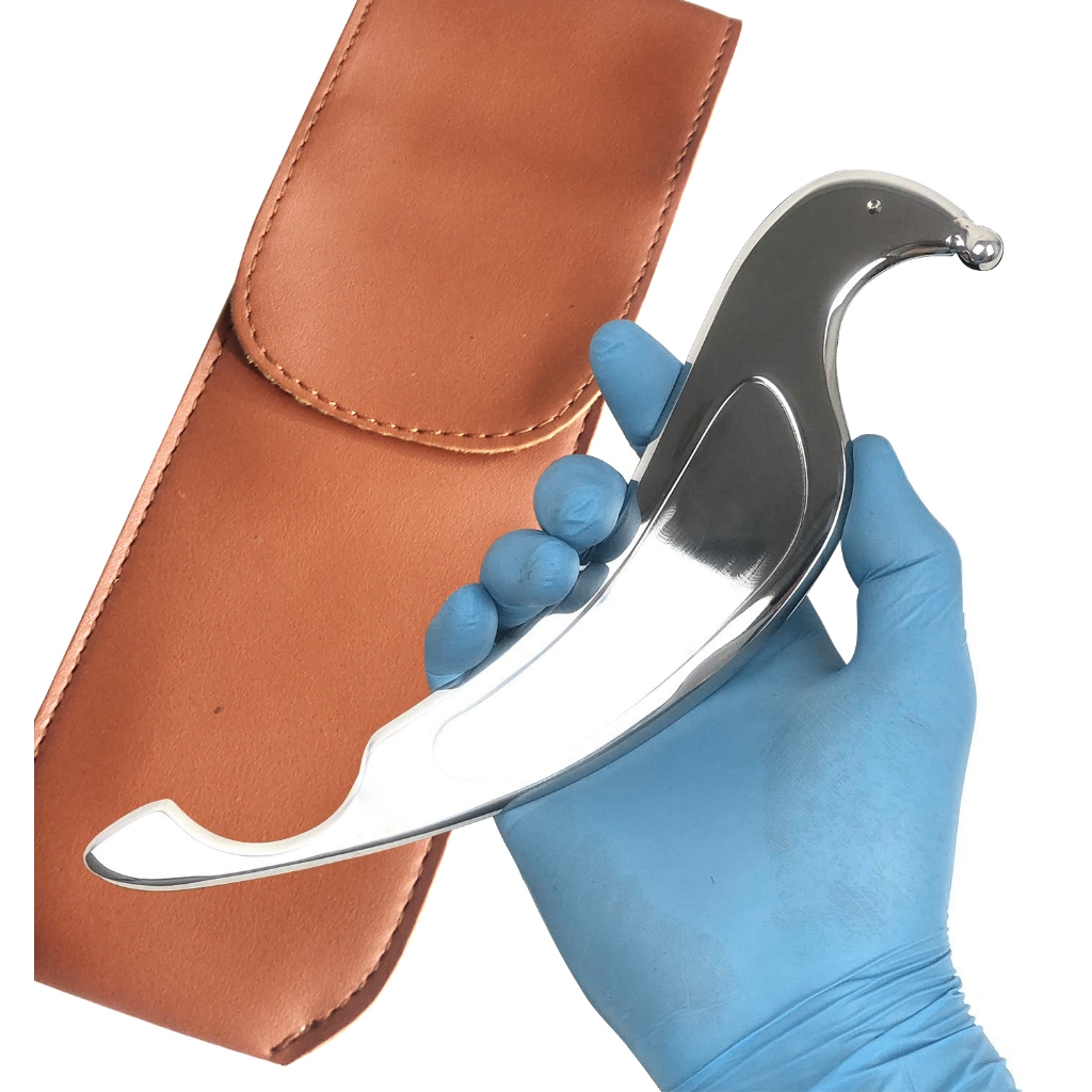 Iastm Dụng Cụ Thép Không Gỉ Gua Sha Guasha Massage Cạp Phát Hành Vật Lý Trị Liệu Mô Mềm Huy Động Phá