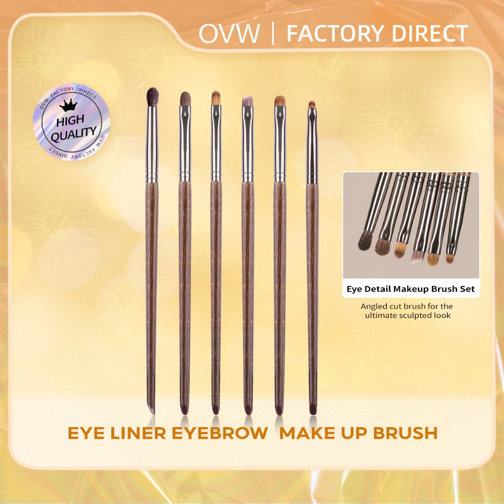 OVW Bộ cọ trang điểm phấn mắt 6pcs XQ192021222324