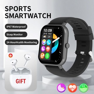 Đồng hồ thông minh LIGE Chính hãng Màn hình cảm ứng toàn màn hình Thể dục thể thao Bluetooth Trả lời cuộc gọi Đa chức năng Trợ lý giọng nói Nhắc nhở thông tin Đồng hồ thông minh nam chống nước IP67
